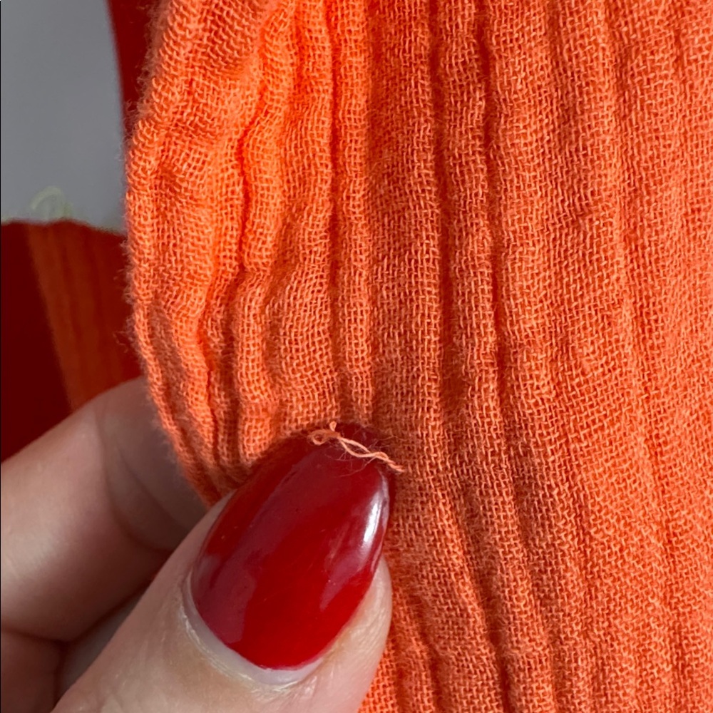 NWT Lilly Pulitzer Zemini Maxi Dress Cover-Up Orange Size Small - Picture 6 of 11